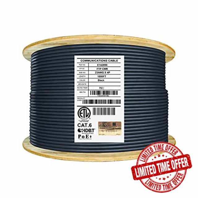 Elite Cat6 Shielded Riser (CMR)