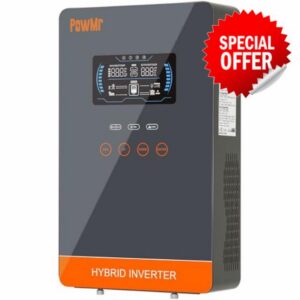 PowMr Solar Inverter 4500W 24V to 120V