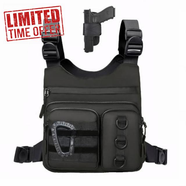 Criuage Tactical Chest Bag for Men