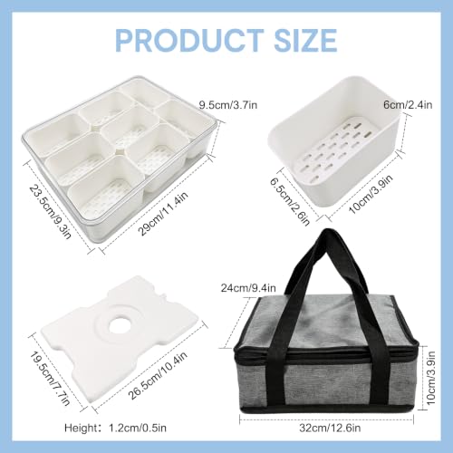 8 Compartment Food Storage Container for Fruits