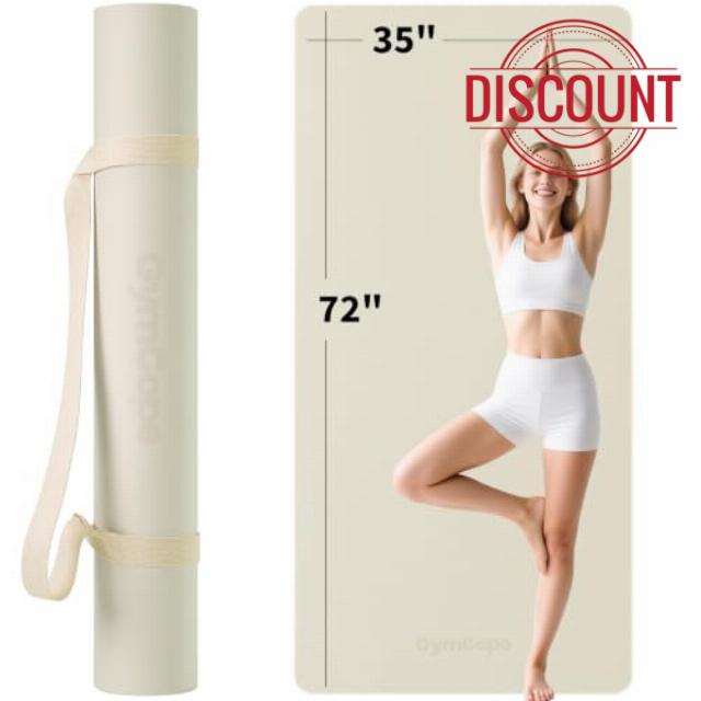 Extra Large Yoga Mat – 72"x48" or 78"x57"