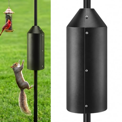 Cylinder Squirrel Baffle for Bird Feeder Pole