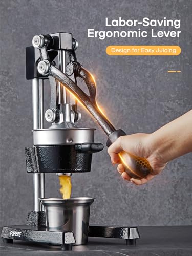 Easy to Clean Citrus Squeezer with a Stainless Steel Cup