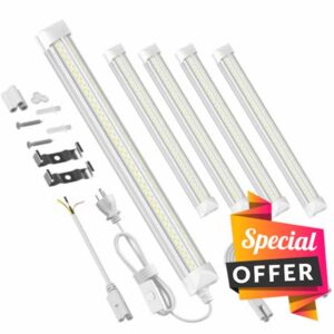 ELEKICO 4 Pack 2ft Led Shop Lights