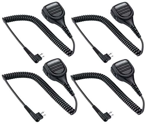 commountain Speaker Mic for Motorola Radios R2 CP100D CP200D CP200 CP185 CLS1410 CLS1110 BPR40D BPR40 RDU4100 RDU4160D RMU2040 RMU2080D CLS RDU RMU