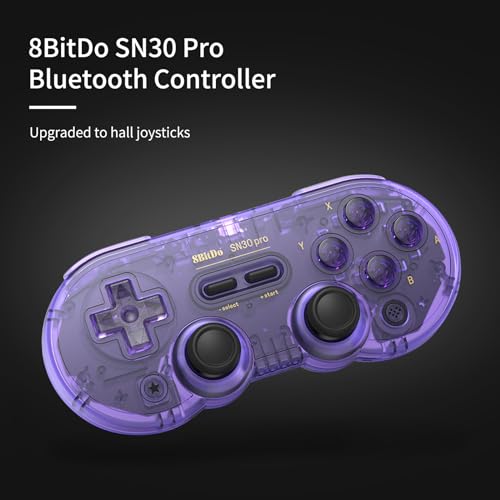 Hall Effect Joystick | Rumble Vibration USB-C Cable Gamepad Compatible with Switch/Switch 2