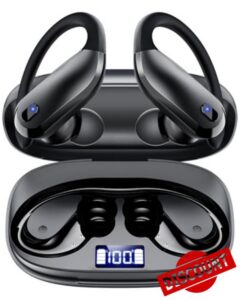 Wireless Earbuds Bluetooth 5.3 Sport Headphones with Earhooks