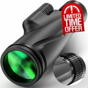 Monocular Telescope 80 x 100 High Powered Monoculars for Adults with Tripod
