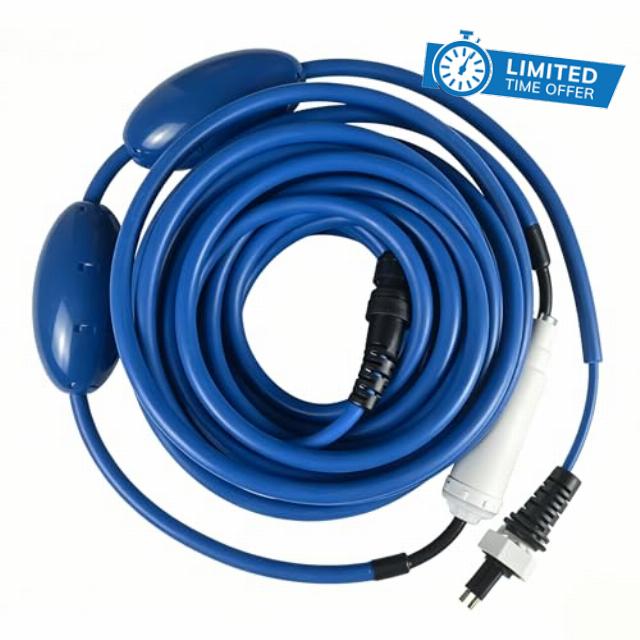 9995862 60ft Blue Cable Replacement for Dolphin Nautilus CC Plus (Non-WiFi) & M200 Pool Robot – Seamless Integration