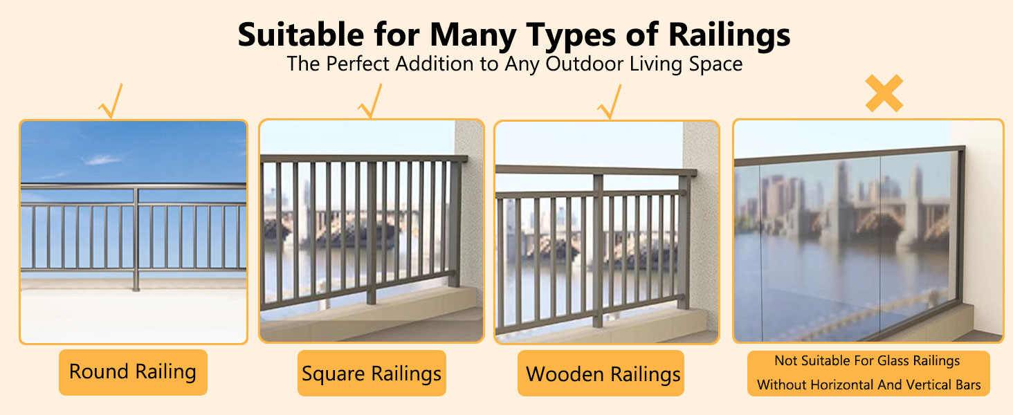 Balcony Railing Hanging Table