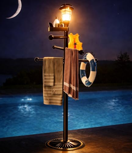 6 Bars with Top Tray Metal Heavy Metal Base Heavy Duty Pool Accessories