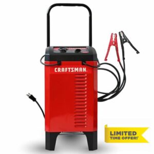 CRAFTSMAN Wheeled Manual 6A Car Battery Charger and 175A Engine Starter