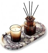 Luxury Natural Calacatta Viola Marble Shelf, Bathroom Countertop Organizer, Perfume Cosmetics Sto...