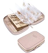 BAGSMART Jewelry Organizer Case Travel Jewelry Storage Bag for Necklace, Earrings, Rings, Bracele...