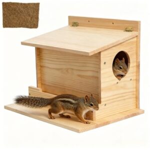 2-in-1 Squirrel Feeder for Outside