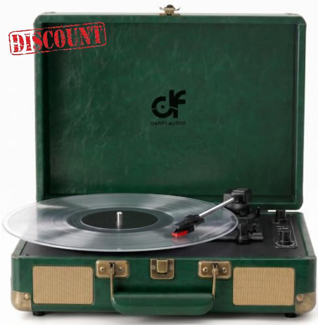 Record Player with Bluetooth Input & USB Recording