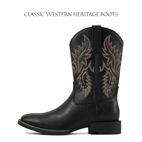 Durable Fashionable Classic Pull on 10 Inch Wellington Boots - Soft Toe Work Boots