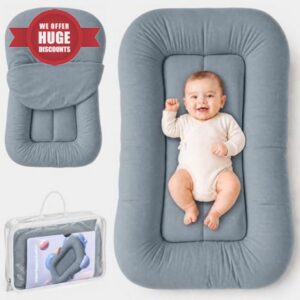 Infant Support Cushion - Organic Soft Cotton Baby Support Cushion for Newborn 0-24 Months