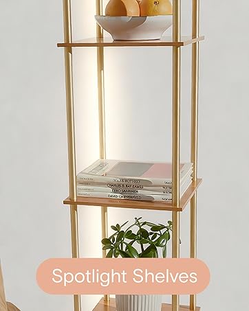 Brightech Saturn Modern Color Changing Table Lamp - Desk Tree LED Lamp Perfect for Living Room De...