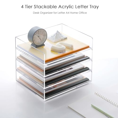 Space-Saving Document File Holder for Home Office Workspace