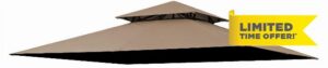 Replacement Gazebo Cover Compatible with ABC 11X11