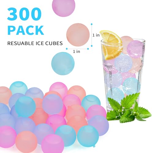 Non-Melting BPA-Free Plastic Ice Cubes for Drinks