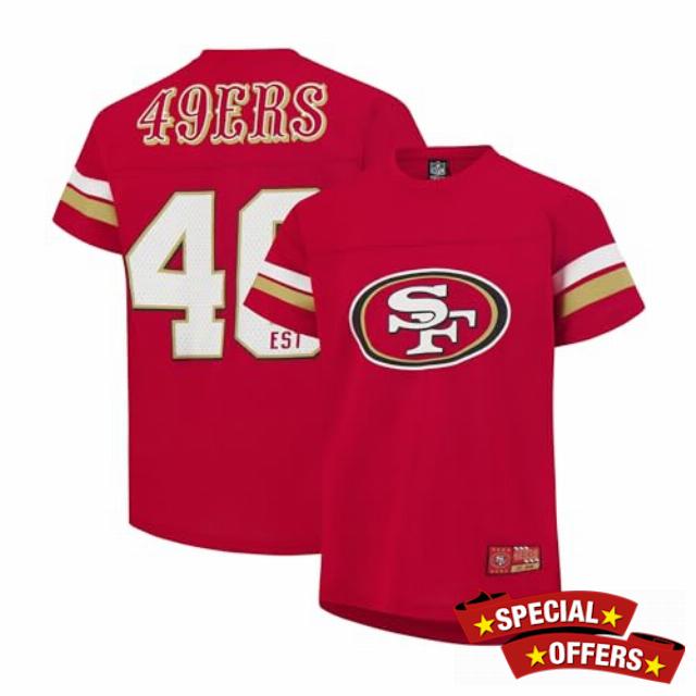 Ultra Game Youth NFL Official Super Soft Mesh Jersey T-Shi