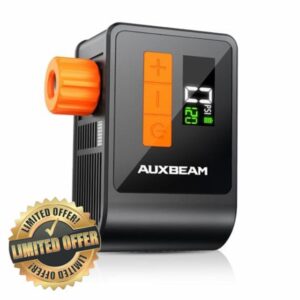 Auxbeam Tiny Bike Pump with Gauge