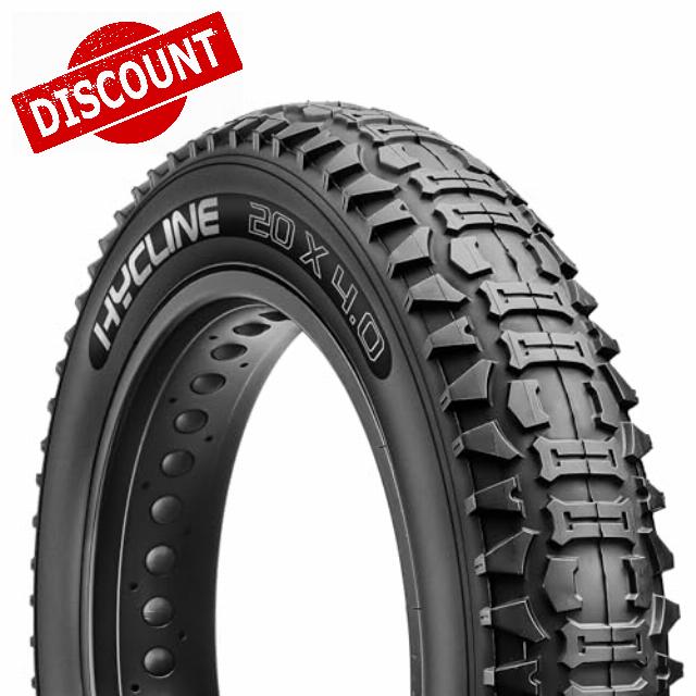 Hycline Ebike Replacement Fat Tire: 20x4.0/26x4.0 Inch Heavy Duty Folding Electric Fat Tires