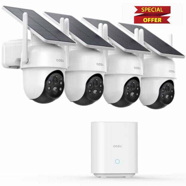 aosu Security Cameras Outdoor Wireless