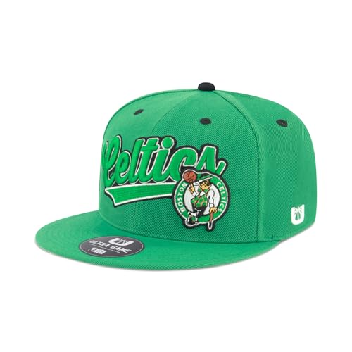 Ultra Game Men’s NBA Official Snap Back 3D Embroidered Team Logo Baseball Cap Ha