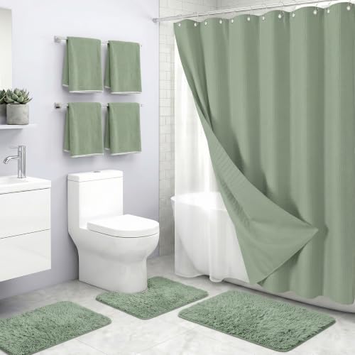 Modern Minimalist Netural Shower Curtain Liner