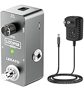 LEKATO Drum Looper Tuner Loop Pedal For Digital Electric Guitar Bass Pedals Station