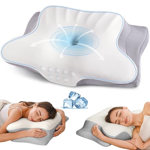 Ergonomic Pillow Side Sleeper Pillow for Neck Support