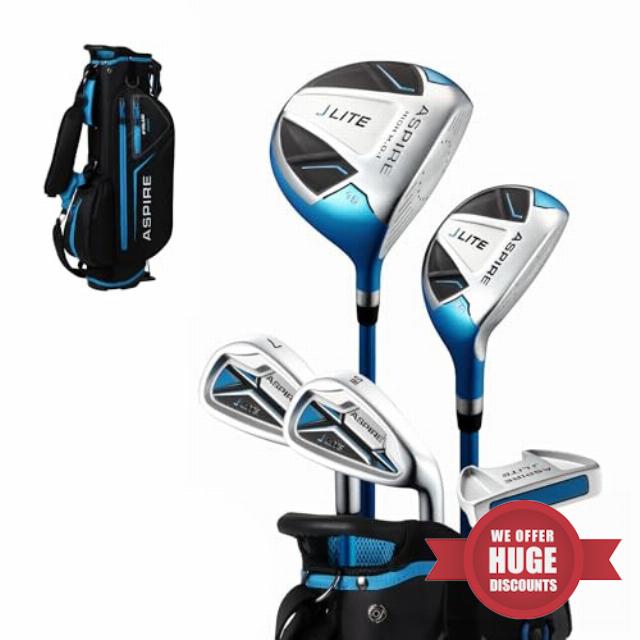 Aspire X-Lite Super Performance Junior Golf Club Set - Right-Handed Kids Golf Set with Driver