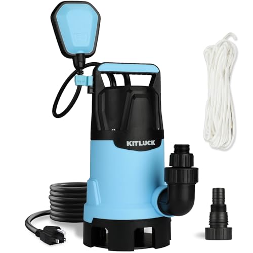 1-1/4HP 4500GPH High Flow Sump Pump with Float Switch