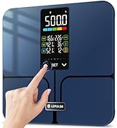 Lepulse Smart Weight Scale with BMI Body Fat Muscle Mass, Scale for Body Weight 4.68” Large Displ...