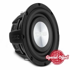 DS18 PSW10.2D Shallow Mount Subwoofer (8" Dual 4 Ohm)