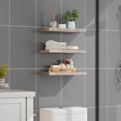 15.7L x 7.9W Hanging Book Shelves Farmhouse Home Decor for Bathroom