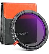 NEEWER 67mm UV/CPL/ND Lens Filter Kit with Hard Shell Storage Case, Multicoated Optical Glass & A...