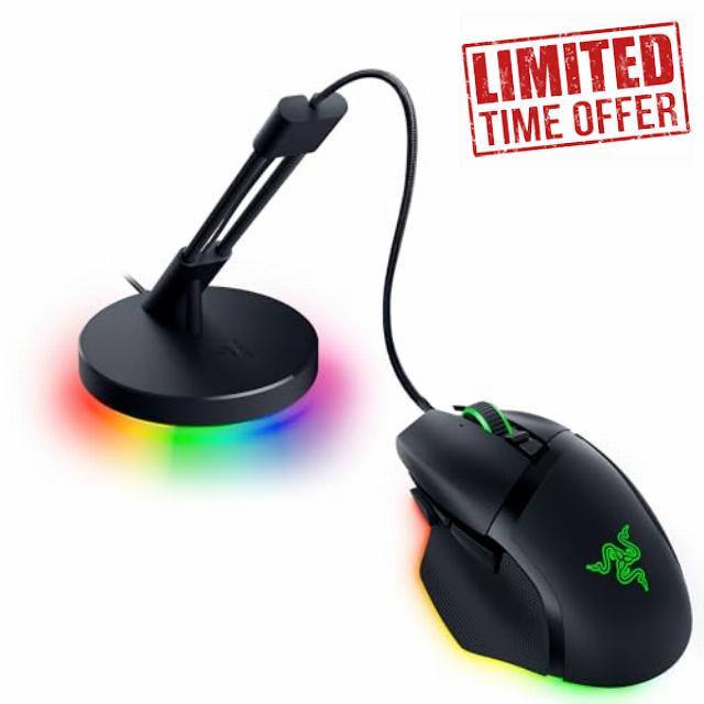 Razer Basilisk V3 35K Wired Ergonomic Gaming Mouse Gaming Mouse Bungee V3 Chroma