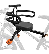 XIEEIX Kids Bike Seat with Handlebar Attachment, Detachable Front Mounted Child Bicycle Seats wit...
