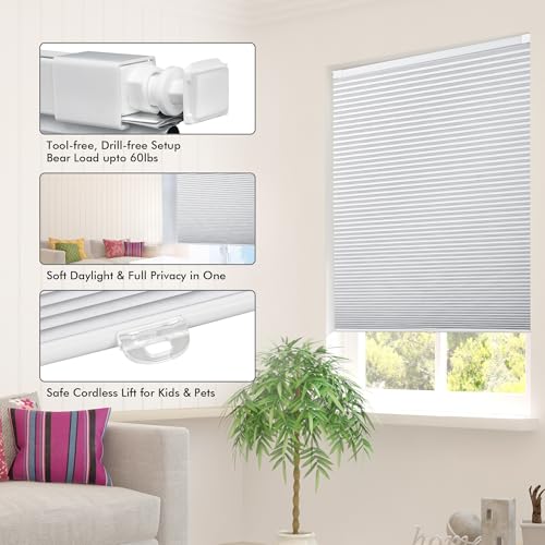 Light Blocking Cellular Shades for Window