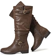 Luoika Women's Extra Wide Calf Knee High Boots, Wide Width Winter Tall Boots.