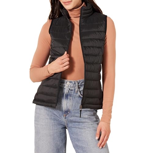 Amazon Essentials Women's Lightweight Water-Resistant Packable Puffer Ves