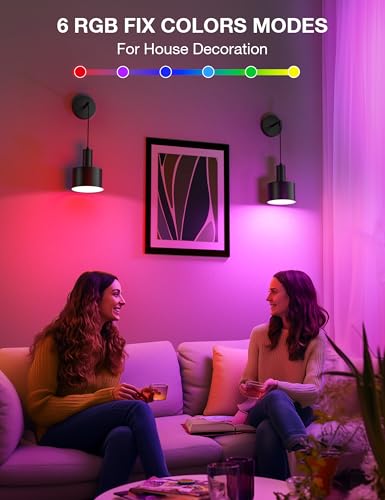 9 Colors Sconces Wall Decor for Bedroom Living Room Hallway
