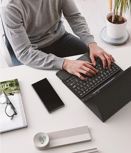 7 Color Backlit Touchpad Keyboard with Pencil Holder