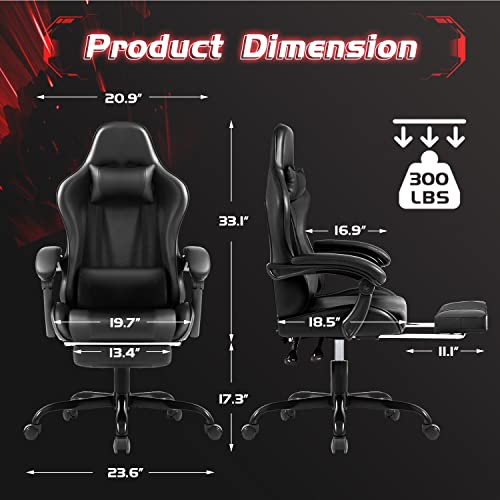 Spin Chair with Headrest for Home Office