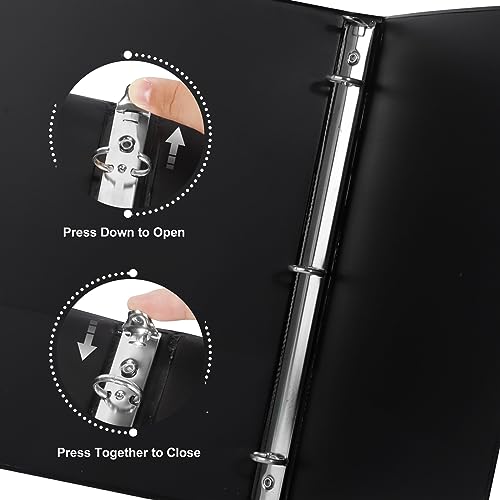 Durable 1/2" 3 Ring Binder Fit Letter Size Paper
