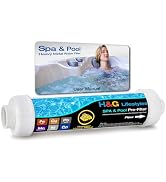 H&G lifestyles Iron Hose Filter for Filling Pool Spa Hot Tub,Iron Filter for Well Water,Inline Wa...
